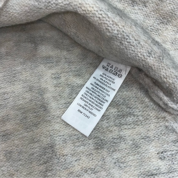 For Thee NWT! Heather Grey Turtleneck Sweater Size XL - Picture 12 of 15